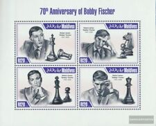 Maldivas 4968-4971 Sheetlet (Completo. problema.) Nunca usado, sem marca de charneira 2013 Bobby Fischer comprar usado  Enviando para Brazil