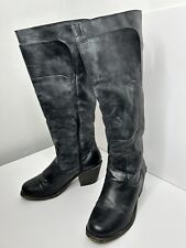 grey knee high boots for sale  Coram