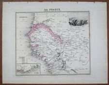 Gravure carte senegal d'occasion  Neuville-de-Poitou