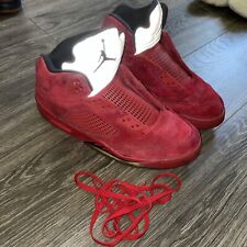 Nike Air Jordan 5 Retro Red Suede 2017 Size 13 136027 602 Good Condition til salgs  Frakt til Norway