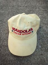 Mandola's Italian Kitchen Hat Yellow Strapback Cap Classic Adjustable for sale  Shipping to South Africa