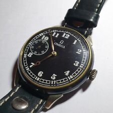 Antiguo reloj de pulsera militar grande Omega Segunda Guerra Mundial segunda mano  Embacar hacia Argentina