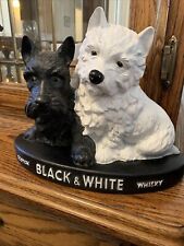 Antigo Brentleigh Ware Bar Brand Display Preto e Branco Uísque Escocês Scottie Dogs comprar usado  Enviando para Brazil