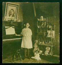 Usado, S15, 528-05, 1909, Foto Montada, Menina Posando com um Piano Harrington e Bonecas comprar usado  Enviando para Brazil