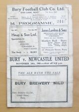 Bury newcastle united for sale  RYE