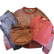 Lote de roupas, atacado, tamanho 6P bolsa feminina, suéter, blusa, lote jeans comprar usado  Enviando para Brazil