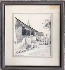 Original Vtg Chambolle -Musigny France Sketch William Cotton Schöntzeler Signed, used for sale  Shipping to South Africa