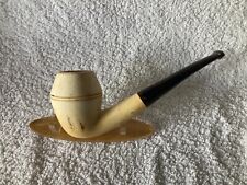 EXTRA LARGE BULLDOG SMOOTH BENT MEERSCHAUM ESTATE PIPE for sale  Shipping to South Africa