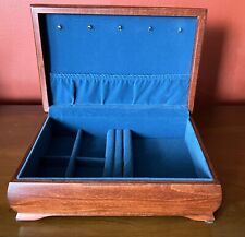 cherry jewelry wood box chest for sale  Montclair