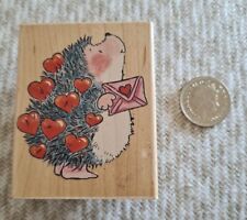 hedgehog rubber stamps for sale  HOLYWELL