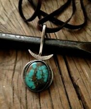 Turquoise leather necklace for sale  Beverly Hills