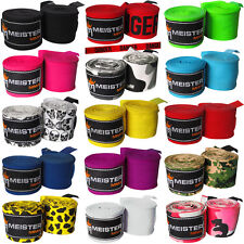 MEISTER 180" SEMI-ELASTIC HAND WRAPS - PAIRS MMA Boxing Mexican Lot ALL COLORS segunda mano  Embacar hacia Argentina