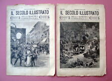 1902 illustrato secolo usato  Italia