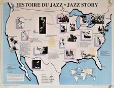 Affiche histoire jazz d'occasion  La Courtine