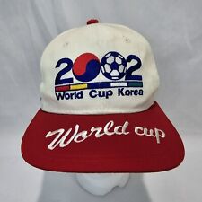 Boné Snapback Vintage 2002 Copa do Mundo Coreia Futebol Bordado Vermelho/Branco comprar usado  Enviando para Brazil
