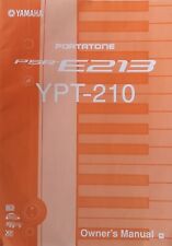 Yamaha PSR-E213 YPT-210 Teclado Digital Portatone Livro Manual do Proprietário Original. comprar usado  Enviando para Brazil