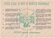 1948 blocco nazionale usato  Cremona