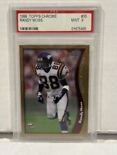 PSA 9 1998 Topps cromo Randy Moss #35 novato corte de radiocontrol como nuevo segunda mano  Embacar hacia Argentina