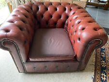 Leather chesterfield chair for sale  COVENTRY