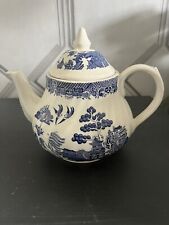 blue willow teapot for sale  HARROW