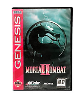 Mortal Kombat II (Sega Genesis, 1993) en caja | Manual | Póster MK2 segunda mano  Embacar hacia Argentina