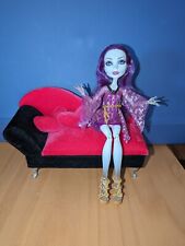 Used, Hot Pink & Black Velvet Lounge Chair Jewelry Box Perfect 4 Monster High NO DOLL! for sale  Shipping to South Africa