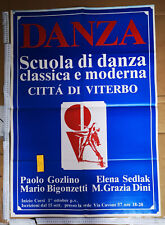 Manifesto originale scuola usato  Viterbo