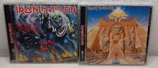 Lote de 2 CDs do Iron Maiden Powerslave & The Number Of The Beast 1998 comprar usado  Enviando para Brazil