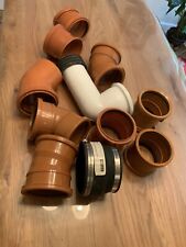 Used, 110mm Underground and Soil Pipe Drainage JOB LOT for sale  BILSTON