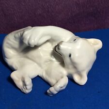 Royal Copenhagen Polar Bear Cub Zabawa Porcelanowa figurka nr 729 1. jakość. na sprzedaż  Wysyłka do Poland