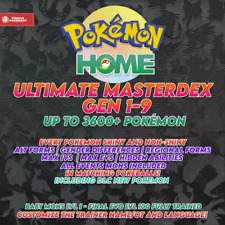 Used, ✨Ultimate Shiny Full Pokedex Gen 1-9 | Pokemon Home | COMPLETE for sale  Shipping to South Africa