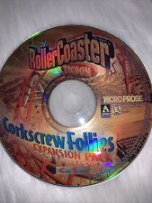 RollerCoaster Tycoon: Corkscrew Follies (PC, 1999) SOMENTE DISCO, usado comprar usado  Enviando para Brazil