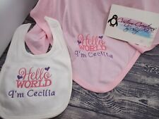 Hello personalized baby for sale  Peru