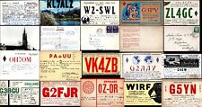 Amateur Radio Reception Reports QSL Cards Worldwide Select From List usato  Spedire a Italy