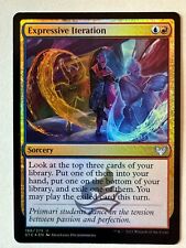 Expressive Iteration Foil 186 Strixhaven: School of Mages MTG NM NP for sale  Shipping to South Africa