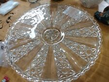 Large crystal platter for sale  Bracey