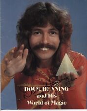 Doug henning autograph for sale  Warner Springs