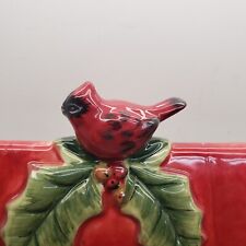 Cardinal birdhouse ceramic for sale  Westfield