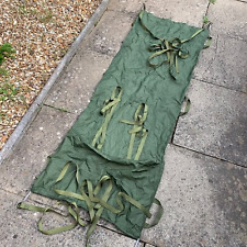 BRITISH ARMY SURPLUS ISSUE LIGHTWEIGHT COMBAT STRETCHER, HAMMOCK SHEET BY SYNTEX, used for sale  Shipping to South Africa