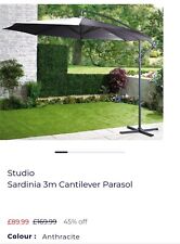 Cantilever garden parasol for sale  WORKSOP