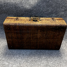 Mala de bengala de vime bambu cesta de vime mala de trem porta-malas madeira antiga comprar usado  Enviando para Brazil