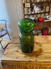 Vintage Green Glass Belgian Storage Jar / Bottle – Retro – Great! – for sale  Shipping to South Africa