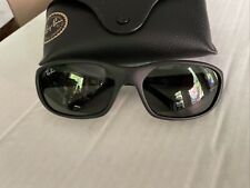 Usado, Óculos de Sol Masculino Ray-Ban Daddy-O II - Armação de Borracha Preta com Lentes de Vidro G-15 comprar usado  Enviando para Brazil