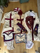 masonic knights templar outfit Bundle Collection Stone Masons for sale  Shipping to South Africa