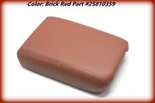 chevy traverse GMC acadia center console lid arm rest brick red for sale  Shipping to South Africa