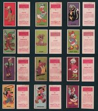Barratt & Co. Ltd 1957 personajes de Disney Reino Unido segunda serie lote de 12 cartas Pluto Donald segunda mano  Embacar hacia Argentina