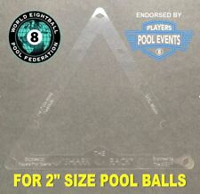 The Shark Rack Sheet for 2” inch (50.8mm) English size pool balls, brukt til salgs  Frakt til Norway