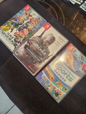 Nintendo Switch Games 3 Super Smash Bros Witcher Wild Hunt  Switch Sports Nice for sale  Shipping to South Africa