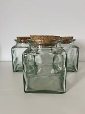 Square glass jars for sale  NOTTINGHAM