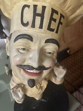 Display chef statue for sale  ASHBY-DE-LA-ZOUCH